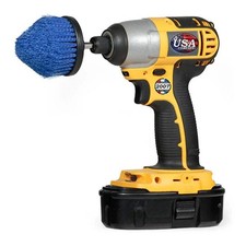 DRILL BRUSH, CONE BLUE