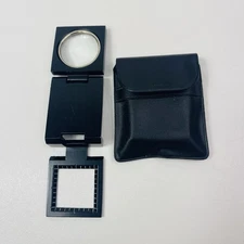 4x Aspherical Metal Folding Loupe For Regular Purpose Japan With Protective Case