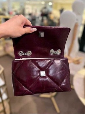 NWT Tory Burch Mini Kira Diamond Quilt Backpack in Dark Carmine Tory Burch Mini Kira Diamond Quilt Backpack - Dark Carmine  main image 3