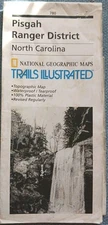 Appalachian Trail Map Nat'l Geographic Mt "Pisgah" NC +Kids Booklet/VTG Preowned