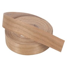 Cherry Edge Banding, 1 in x 25 ft Wood Veneer Tape, Pre-glued Flexible
