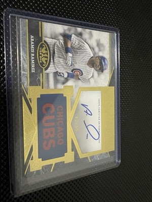 ARAMIS RAMIREZ 2025 Topps Tier One Top Shelf GOLD Signatures 75/99 Auto #TSS-AR