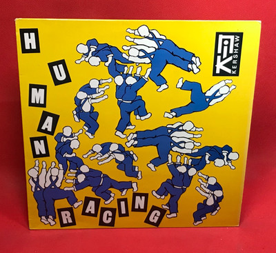 NIK KERSHAW Human Racing 1984 UK vinyl 12'' single Finish Of The Race record