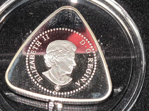 2008 Canada Milk Delivery Fifty Cent Triangular Coin Sterling Silver Proof E1235 - Picture 8 of 11