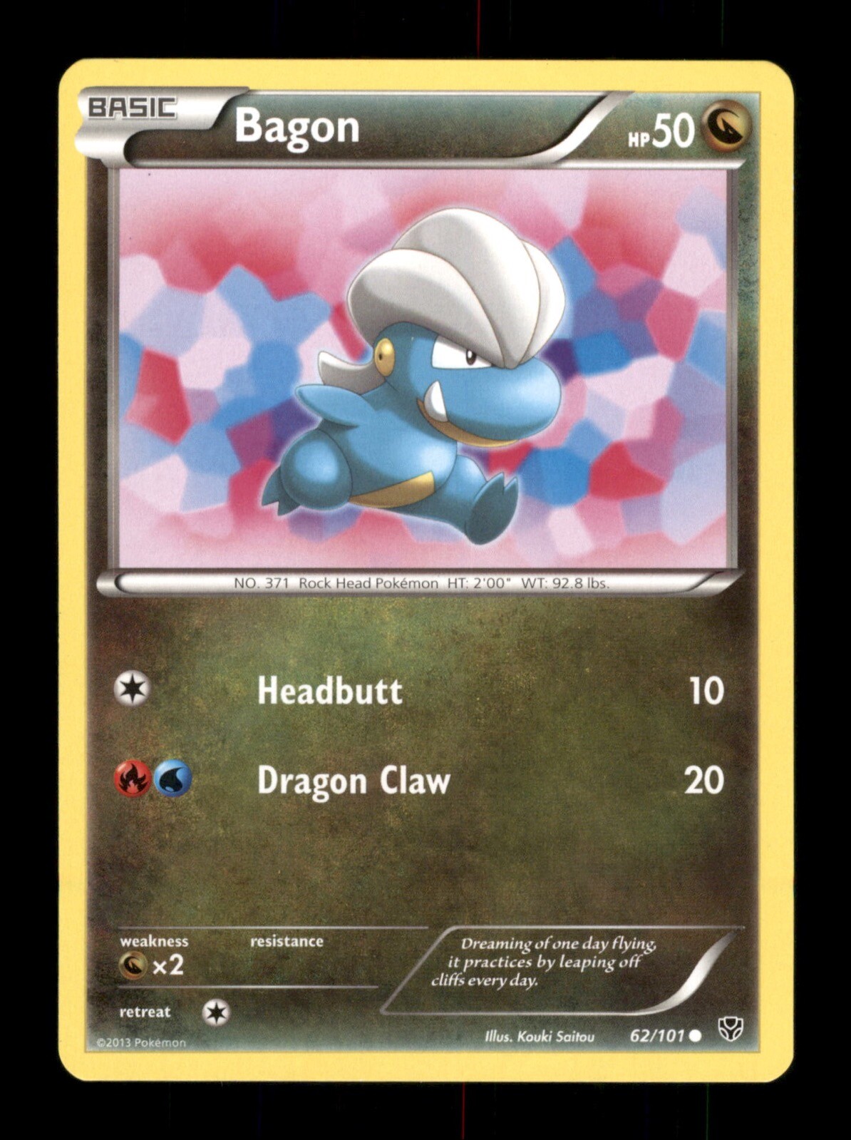 Bagon 62/101 Non-Holo Nintendo  Pokemon Trading Card TCG 