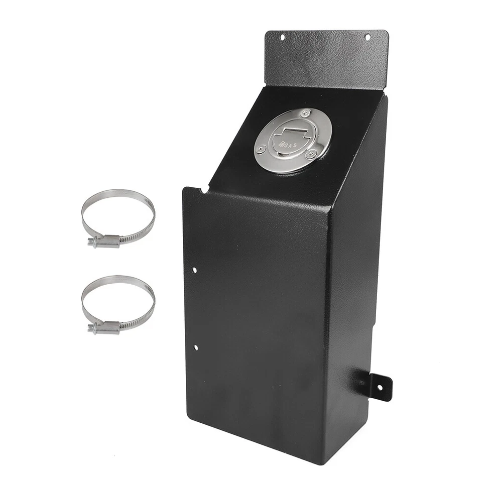 For 67-87 Chevy GMC Truck In Bed Fuel Filler C10 K10 Gas Door Cap Relocation Kit Foto 2 de 4