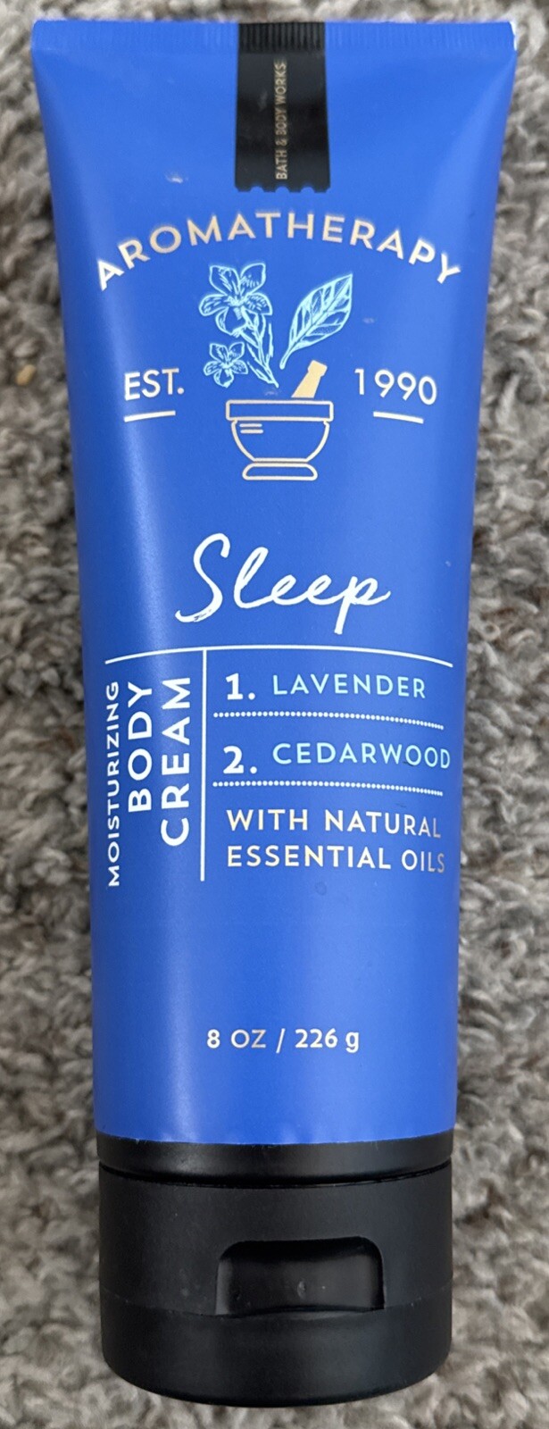 BATH & BODY WORKS AROMATHERAPY SLEEP LAVENDAR CEDARWOOD BODY CREAM RETIRED 8oz