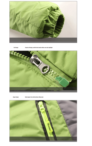 Winter Warm Fleece Padded Thick Child Coat Waterproof Hood Zipper Kids Outfits - Bild 16 von 19