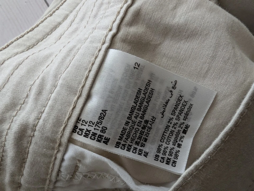 Bermudas Karen Scott Talla 12 Beige Todos los Días Informales Aire Libre Verano Pantalones Cortos Foto 3 de 4