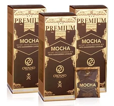 3 Boxes of Organo Gold Ganoderma Gourmet - Gourmet Cafe Mocha (15 sachets per bo