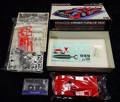 自動車 KENWOOD KREMER PORSCHE 962C 1/24 Hasegawa 1/24 Kenwood Kremer Porsche 962C Display Model Kit