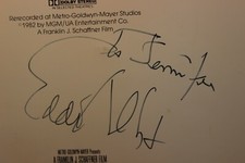 Autograph - EDDIE ALBERT - Signature on Program from "Yes Giorgio"