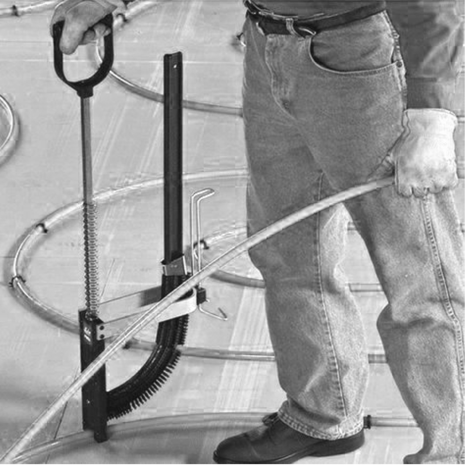 Water Underfloor Heating Floor Staple Gun Pipe Emplacement Tacker With