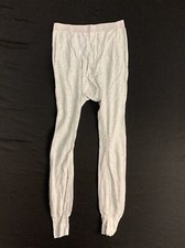 Vintage 1980  s Mens Long John Thermal Pants Gray Size Medium NEW OLD STOCK