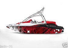 GRAPHIC KIT DECAL BOAT SPORTSTER SEA DOO SPEEDSTER SPORT WRAP SKULL TRASH  
