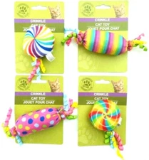 New Greenbrier Kennel Club Plush Cat Mouse Toy w/ Crinkle ~ Choice