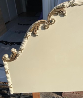 Ornate best sale queen headboard