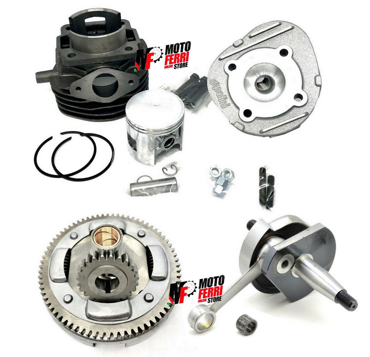 Cilindro 102 Polini Vespa 50 Special MF0906 Cylinder Kit 55 102