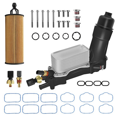 #ad Engine Oil Cooler Filter Housing Assembly For 14 17 Jeep Dodge 3.6L 68105583AF $41.70