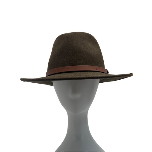 Dorfman Pacific M Vented Mesh Side Canvas Hat Large Brim  display picture 1