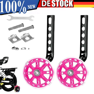 2x Stützräder Sicherheitsstützräder Universal für 12-20'' Kinderfahrrad Hilfsrad