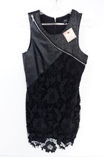 The Luxe Urbanite Womens BRAND NEW Short Bodycon Size S Small Black Lace £140