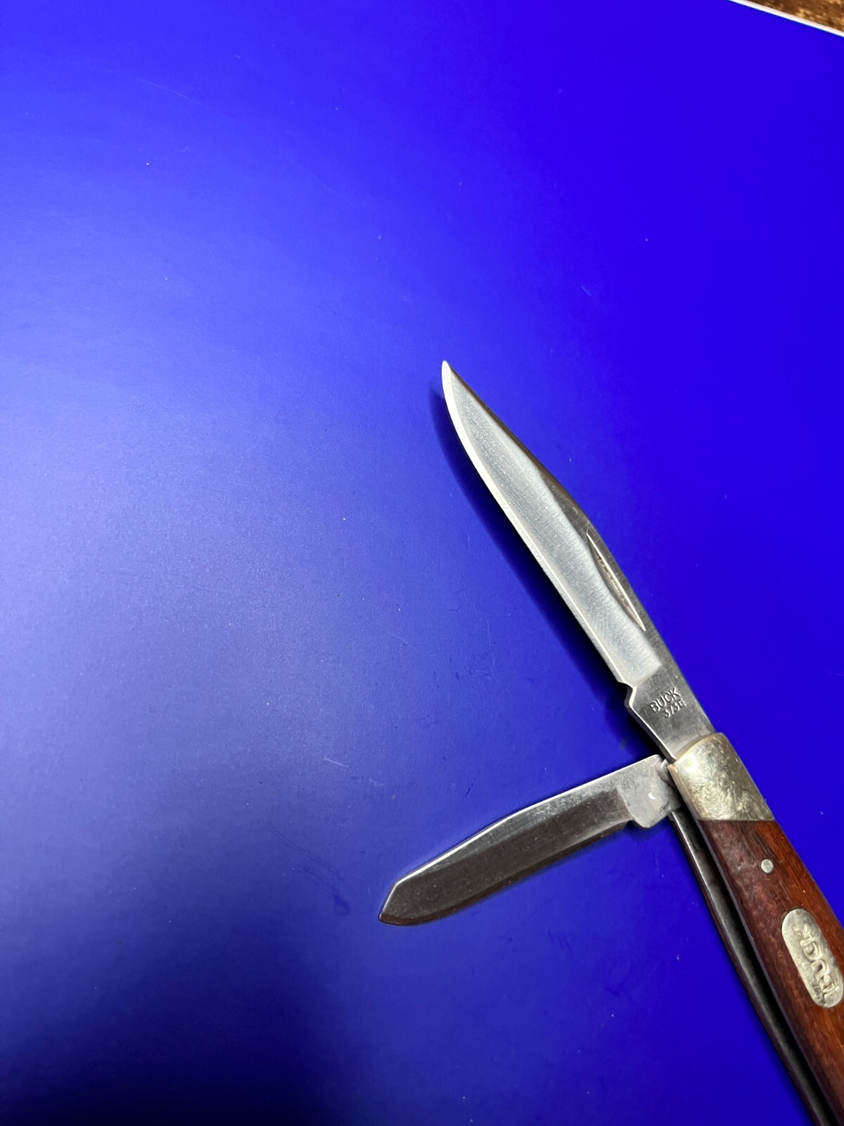 Buck 373 Trio Wood Handle Folding Pocket Knife eBay