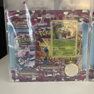 2014 Pokemon TCG - XY Phantom Forces 3-Pack Blister Pack Set