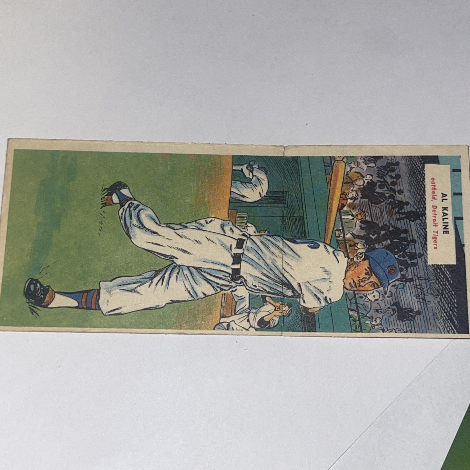 1955 Topps Doubleheaders 45/46 Al Kaline/Corky Valentine NM/MT PSA 8