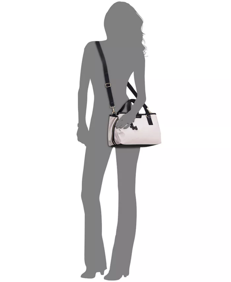 Radley London Elia Mews Medium Zip Top Multiway Tote Bag Dove grey Gold