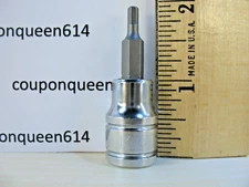 Kobalt 338174-0622, 3/8" Drive Hex Bit Socket 1/8" - Brand New