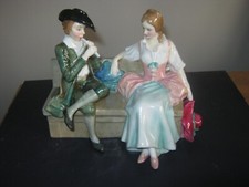 RARE ROYAL DOULTON RUSIC SWAIN ** HN1746 ** UNUSUAL COLOUR **  DATED 1936