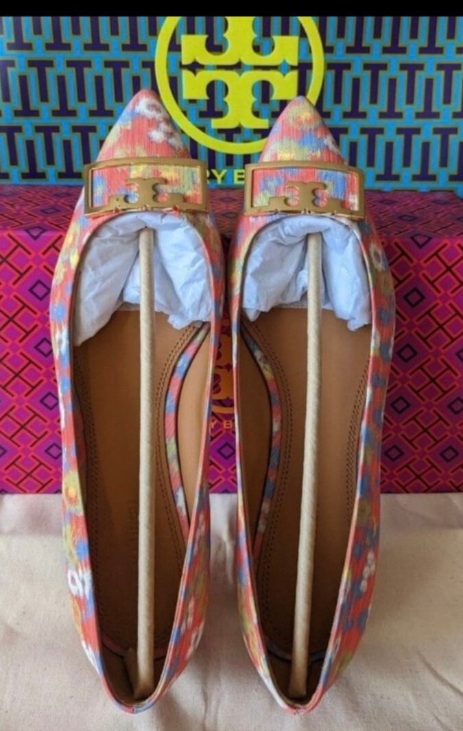 Tory Burch Gigi 20mm pointy toe flats size 7 NIB | eBay