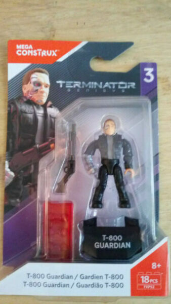 Mega Construx Heroes Wave 3 Terminator T-800 Guardian Figure