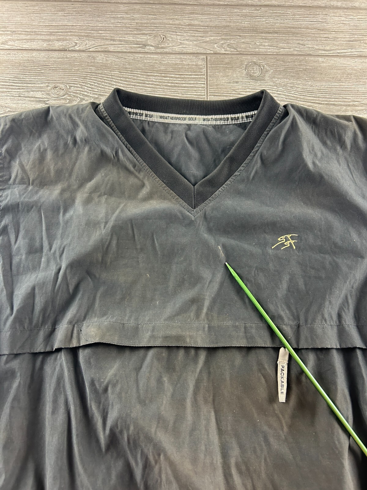 Weatherproof Golf Jacket Packable Pullover Remova… - image 5