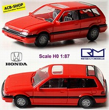Honda Accord EX 2,0 Aero Deck 1985-90 Heckklappe beweglich rot 1:87 Rietze 10240