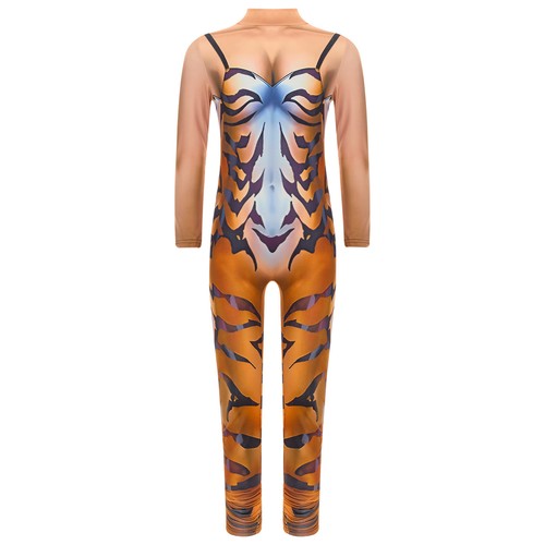 Unisex Kids Unitard Vivid Jumpsuit Animal Cosplay Bodysuit Long Sleeve Rompers - Picture 28 of 73