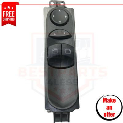 Front Power Window Switch left side for 2014-2017 Mercedes Sprinter 3500 Base