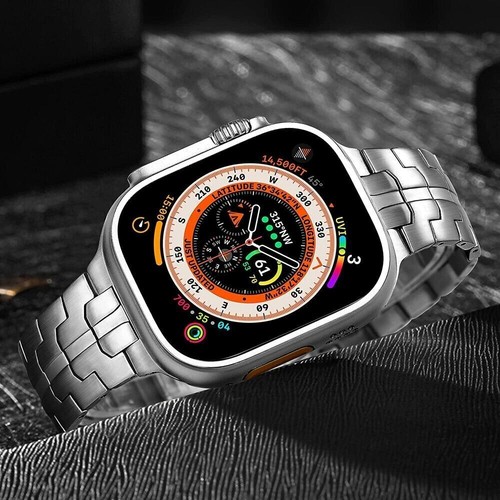 Titanium Metal Band Strap For Apple Watch Ultra 2 49mm Series 9/8/7/6/SE 44/45mm - Picture 7 of 19
