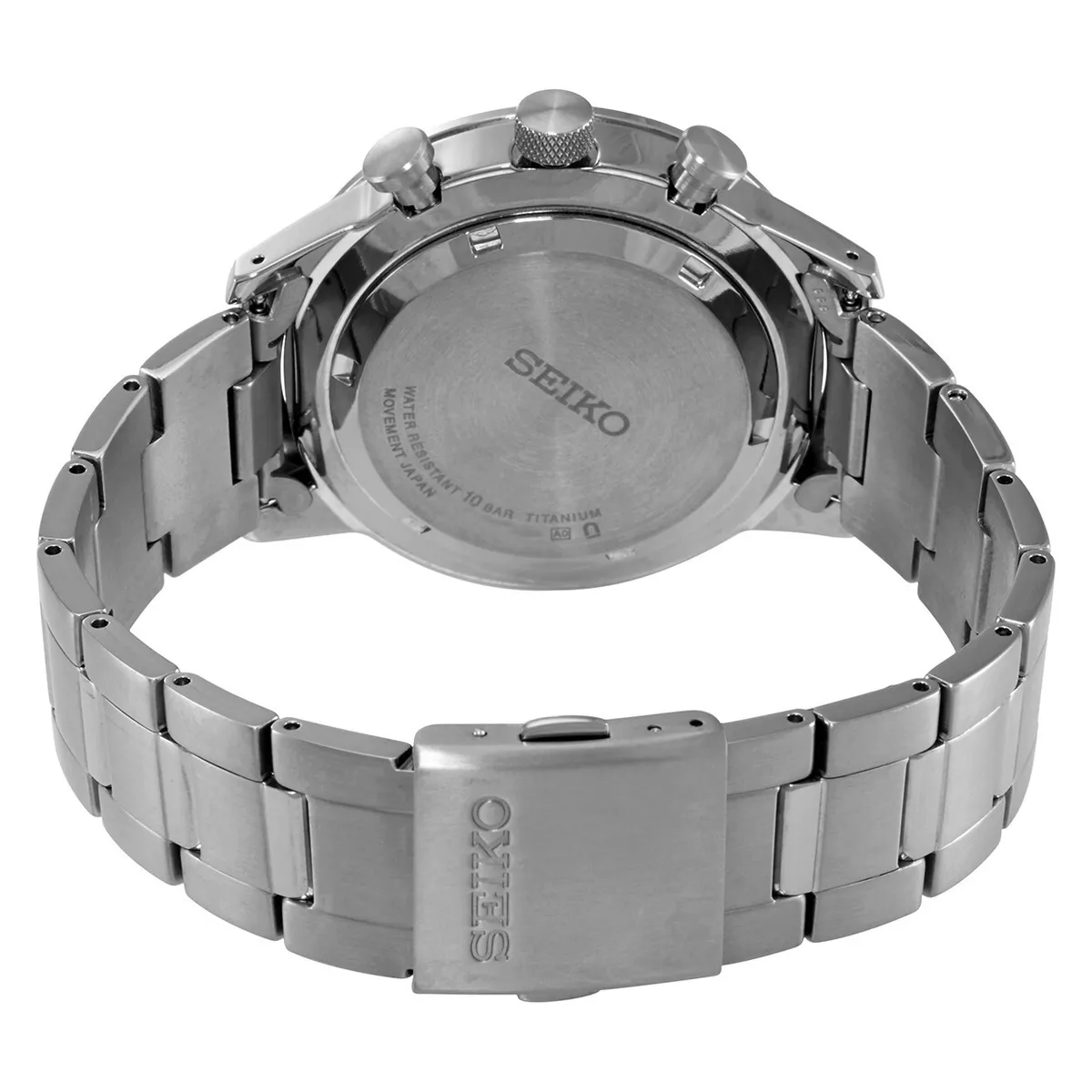 Seiko Selection Titanium Chronograph Quartz Watch SSB387P1 US*us | eBay