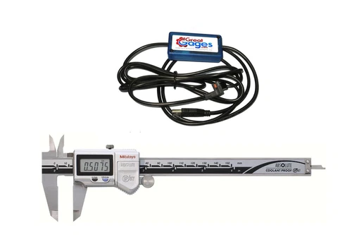 500-762-20-USB-MAC Mitutoyo Coolant Proof Caliper 6" to MAC Package