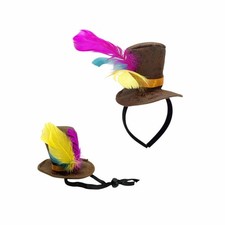 Mini chapeau haut-de-forme, accessoire de scène pour spectacle et costume