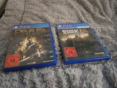 PS4 Spiele Bundle: Deus Ex Mankind Divided + Resident Evil 7 (Top Zustand)