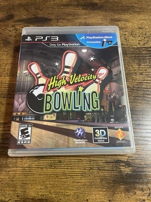 High Velocity Bowling PS3 Game PlayStation 3 Move Compatible Complete W/ Manual