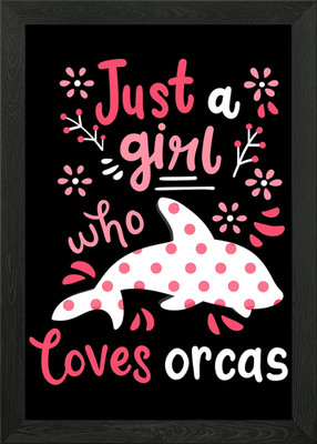 Orcas Orca Liebhaber Gerahmtes Wandbild Poster Leinwanddruck Bild