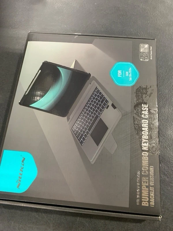 Nillkin Galaxy Tab S9+/S10+ 12.4 Case w/ Detachable Keyboard S Pen Holder Cover - image 2 of 2