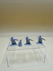 vintage Marx ARCTIC EXPLORER PENGUINS Great Gray lot of 4