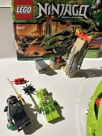 LEGO NINJAGO: Lasha's Bite Cycle (9447) Complete Set with Instructions