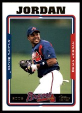 Brian Jordan 2005 Topps #557 Atlanta Braves MLB READ FREE SHIPPING AutographDen