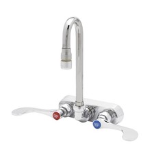 T and S Brass B-2459 Wall Mounted Workboard Faucet - Chrome